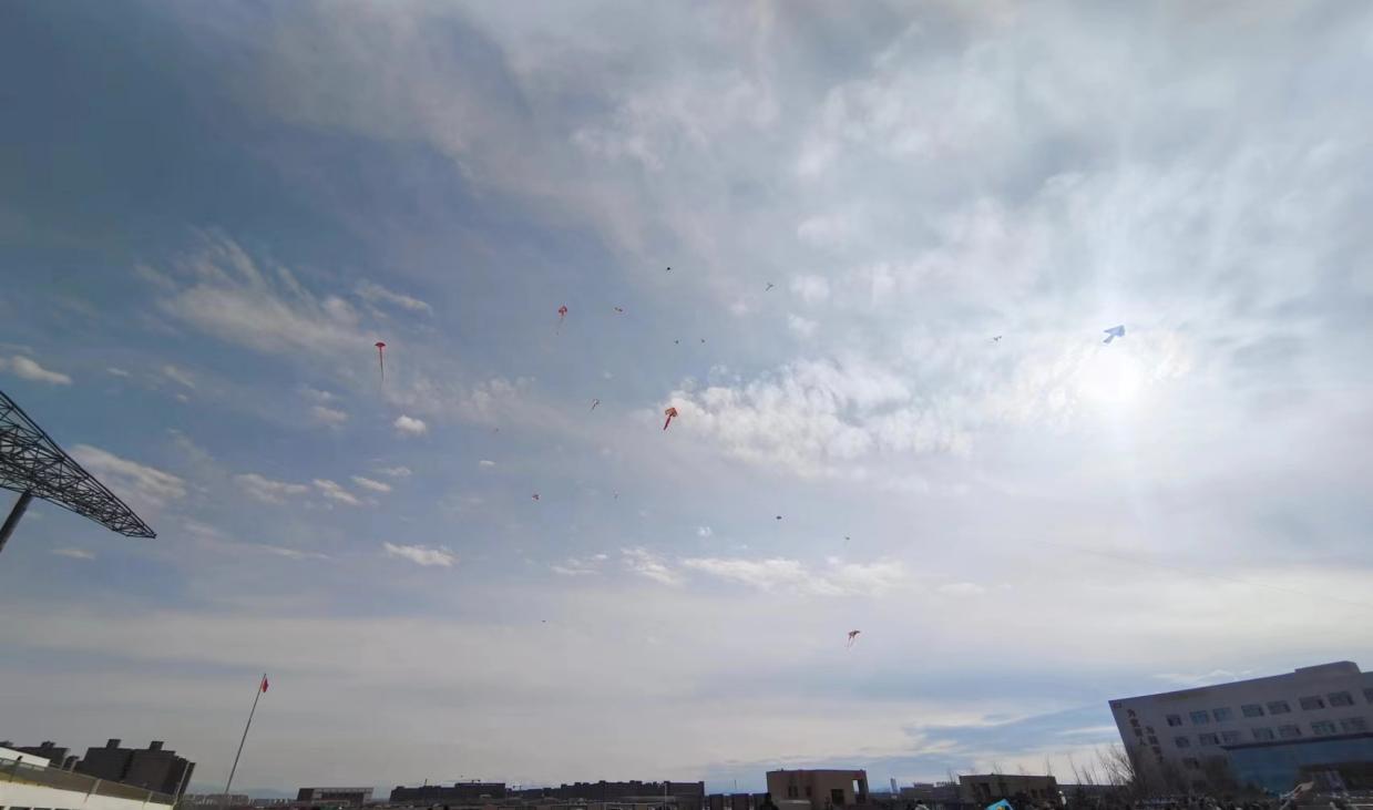 ?筝舞蓝天·放飞梦想—mg冰球突破经济治理学院鹞子创意大赛